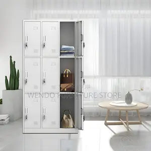 Office Cabinet; Steel Anti Scratch Filing Cabinet With Secured Lock
