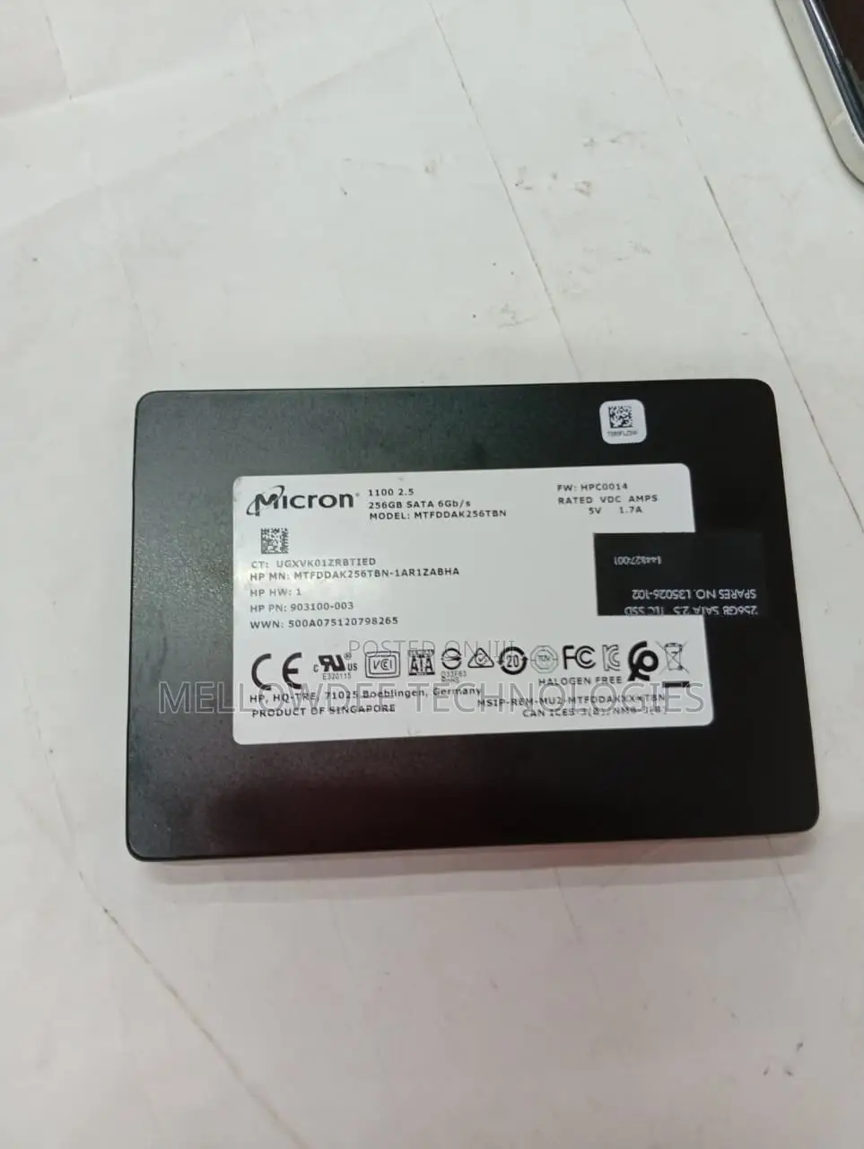 256 Ss2.5 Sata 256gb Ssd. (256gb Ssd)