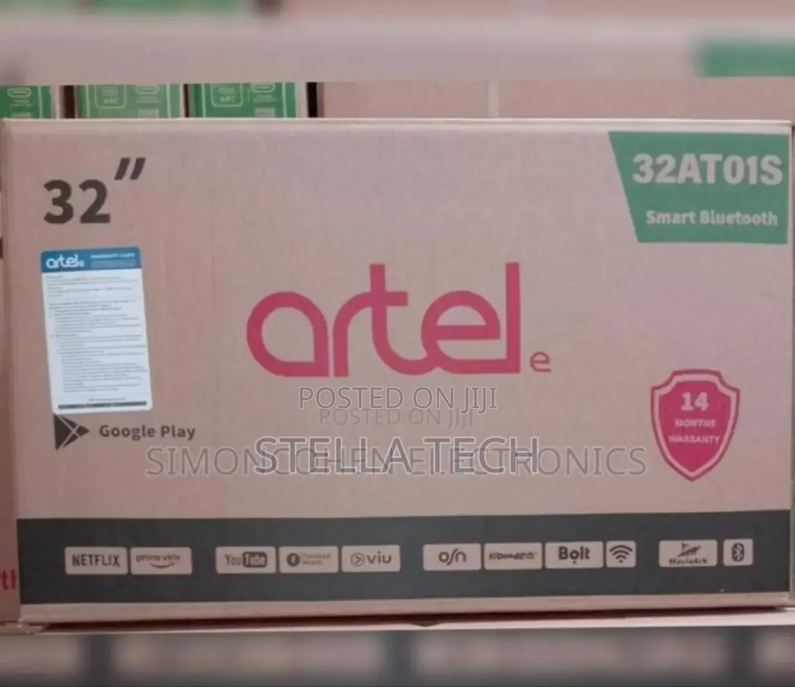 26 Inches Ac/Dc Artel Smart Android Digital Tv