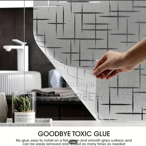* Privacy Window Film Static Cling Sticker- 2m