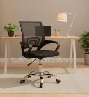 Office Chairs; Mid Backrest VVS-Uy7b Mesh Fabric Office Chairs