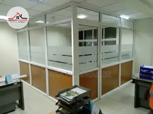White Aluminium Framed Office Partitions and Enclosures