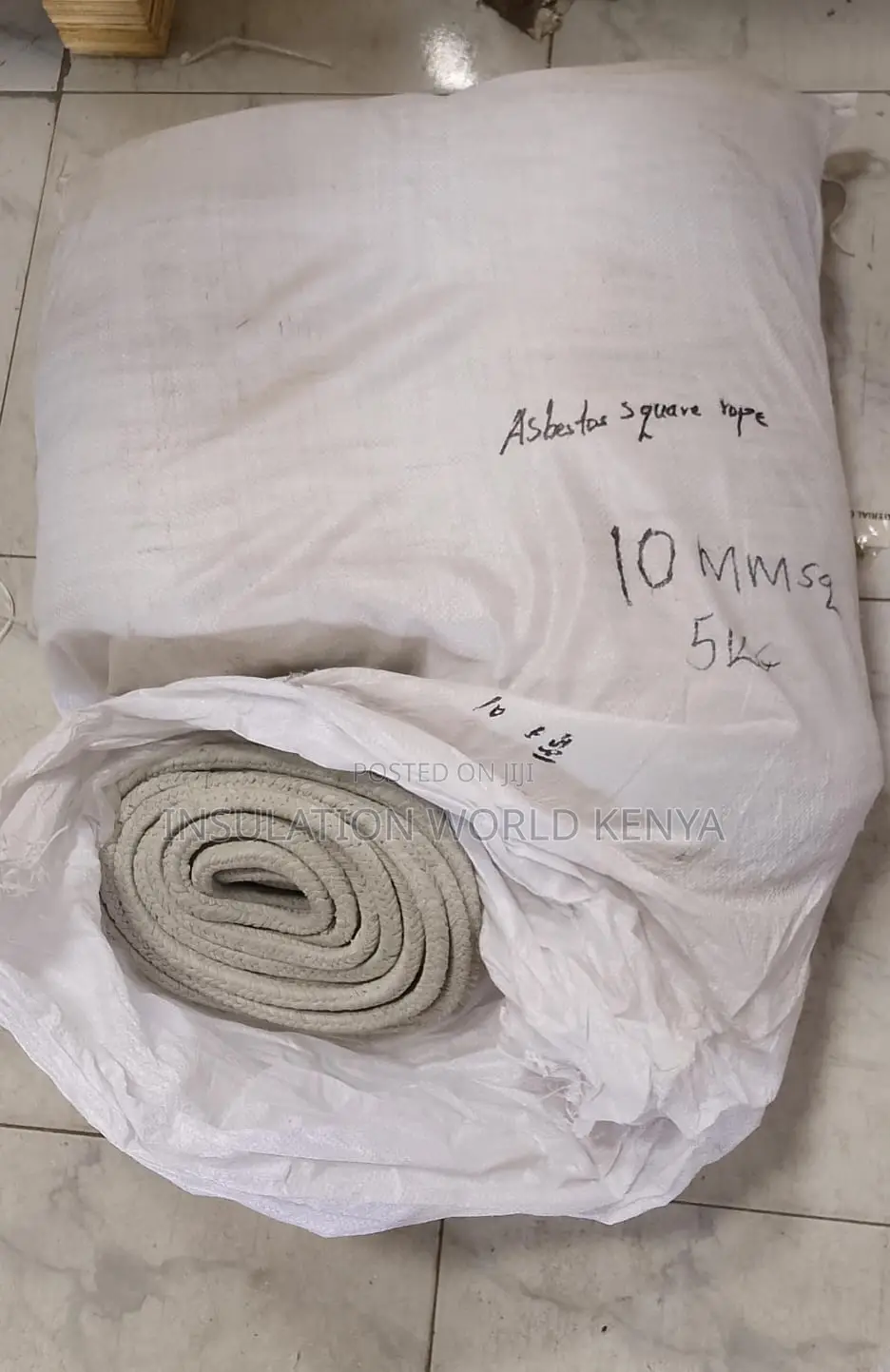 Asbestos Square Rope 10mm