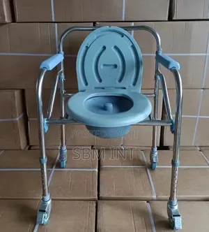 Foldable Commode Chair With Castors