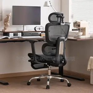 Office Chairs; Executive Orthopedic Recliners Chair With Footrest