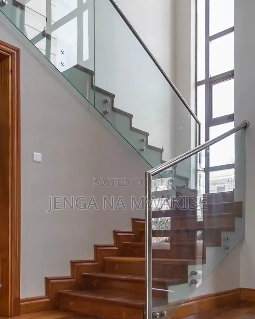 Thin Chrome Frame Glass Profile Balustrade