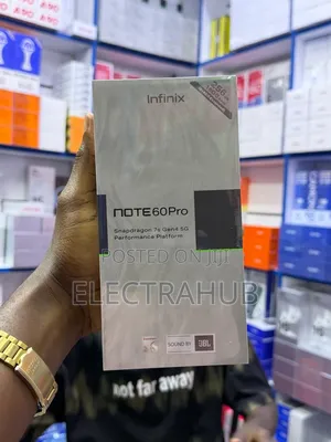 New Infinix Note 60 Pro 256 GB Black