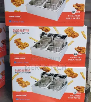 Globalstar Deep Fryer Double Tank 6+6l