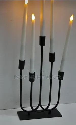 Classic 5 in 1 Metallic Candle Holder