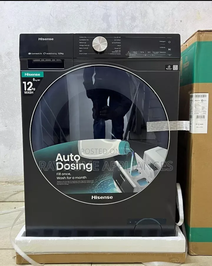 12kgs Hisense Front Load Washing Machine