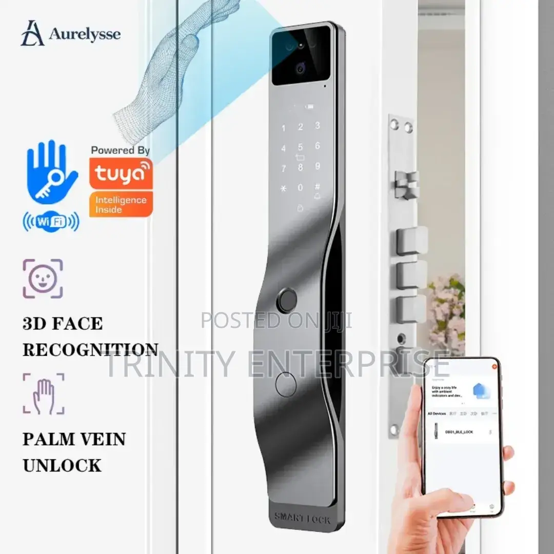 Smart Lock Glomarket 3d Face Recognition Smart Door Lock Password Card