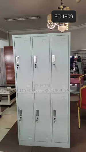 6 Lockers Metallic File Cabinet in Nairobi – Secure Office Storage