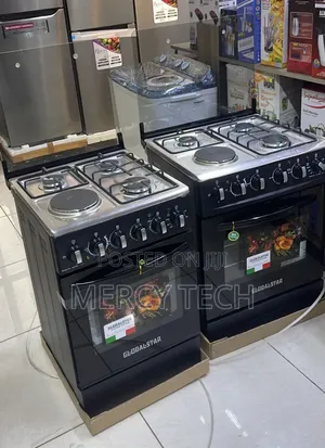 Globalstar Jet 3+1 Standing Cooker 50x55cm (Black)
