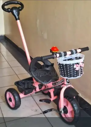 Executive Kids Tricycle With Push Handle