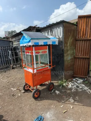 High Class Gas Popcorn Machine Cart