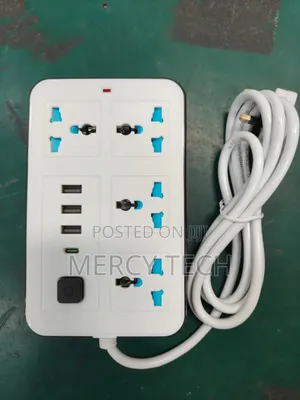 4-way Extension With 4 Usb Ports