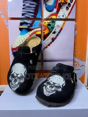 Birkenstock Boston Skull Clogs