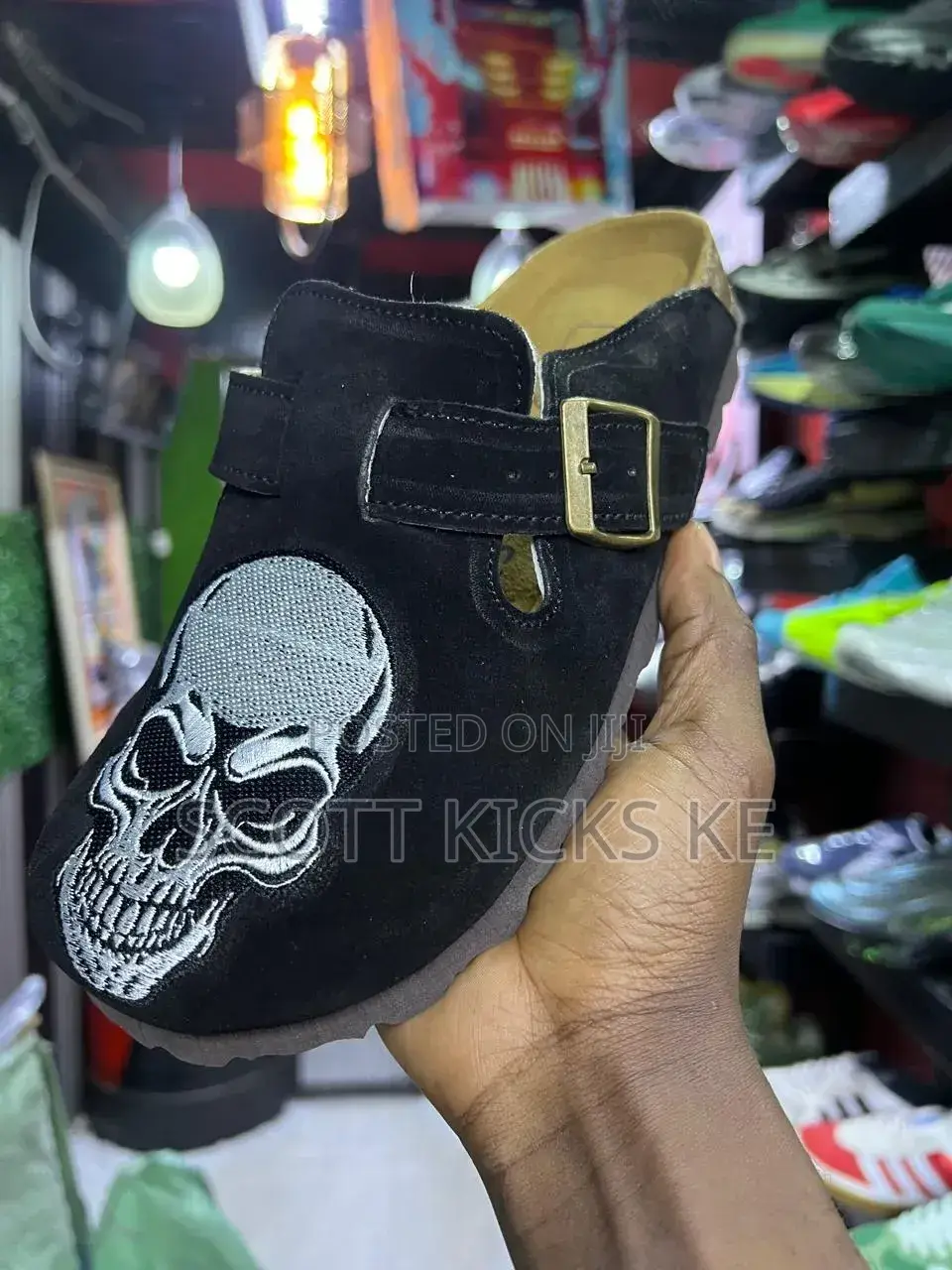 Birkenstock Boston Skull Clogs
