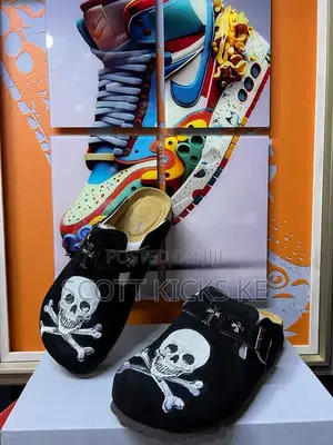 Birkenstock Boston Skull Clogs
