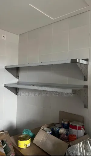 Customized Indoor Kitchen Shelving 4ft Unit