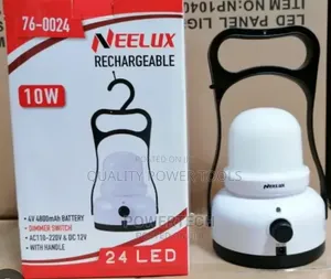 Neelux 76-0024 10w Rechargeable Led Lantern Lamp.