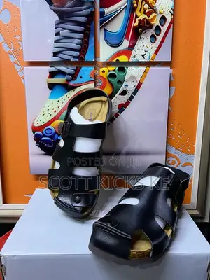 Buckle Leather Cork Sandals “Black”
Sizes :38-45