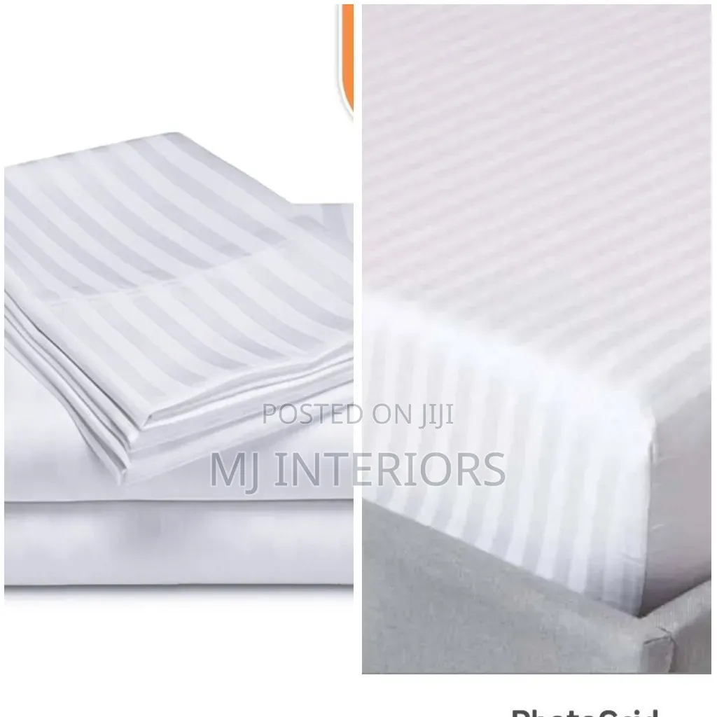 Smooth Finish Striped Bedsheets