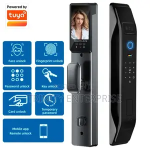 Smart Lock Vedio Intercome Password Fingerprints Cards Unlocking