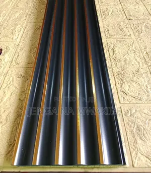 Premium Black Groved Ps Fluted Accent Wall Panels
