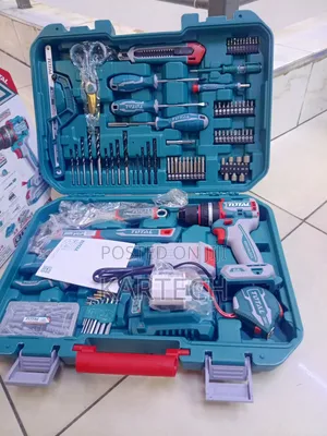 Total Thkthp11652 165pcs Professional Cordless Drill Set