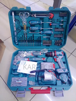 Total 66nm Power Drill With 165 Accessories Set