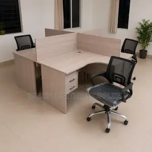 Curved Workstation in Nairobi – Modern Office Desk Design
