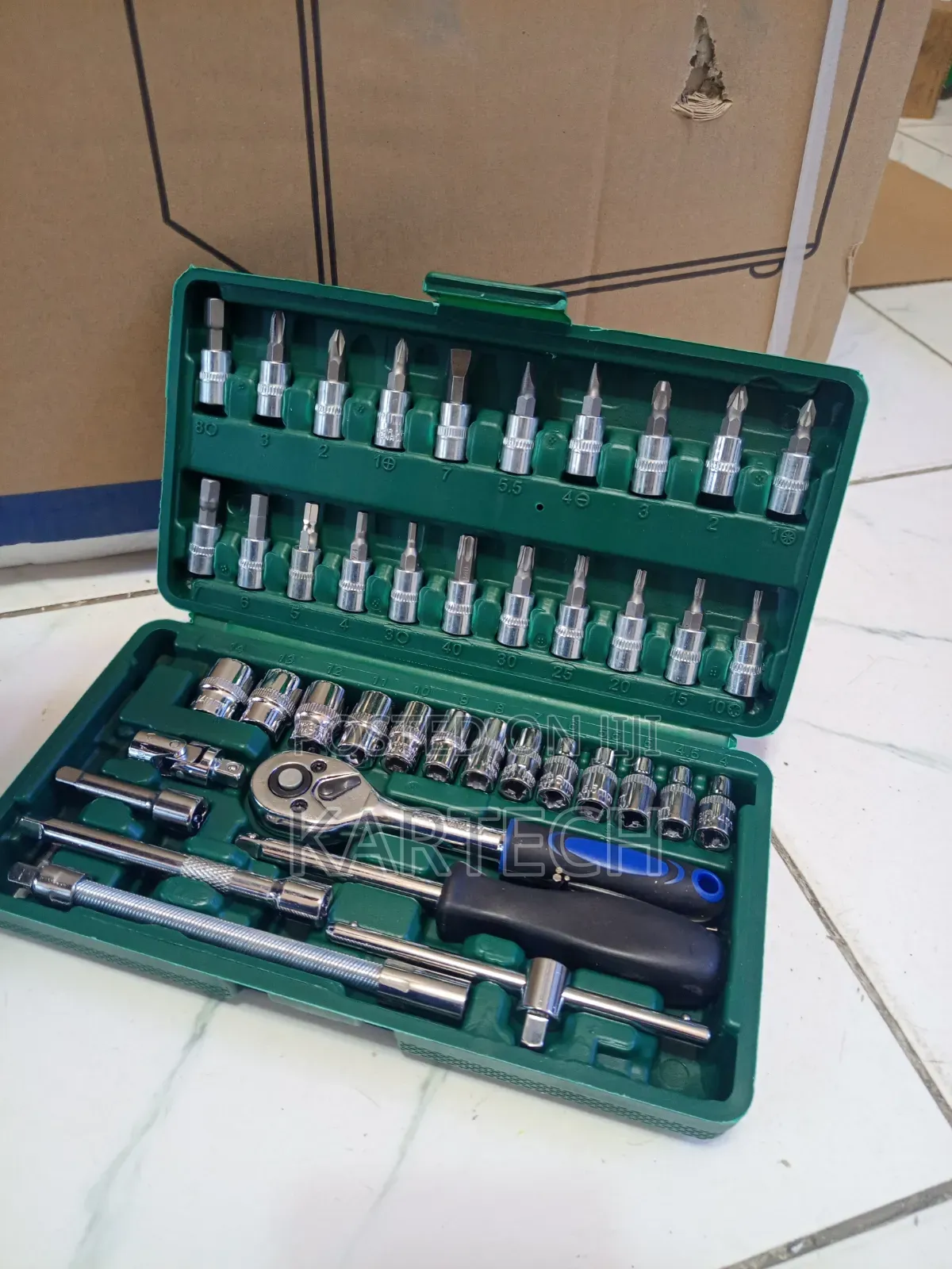 46pcs Socket Wrench Bit Tool Set