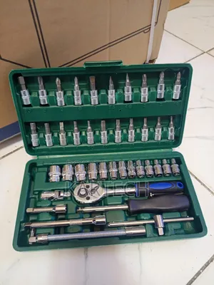 46pcs Portable Socket Screwdriver Bit Combo Set
