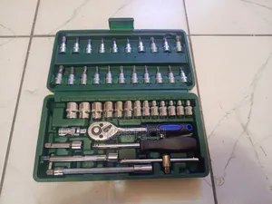 46pcs Portable Socket Wrench Screwdriver Bit Combo Set
