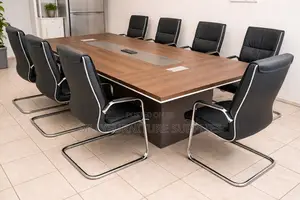 Boardroom Table With Power Sockets Nairobi – Smart Meeting Solution