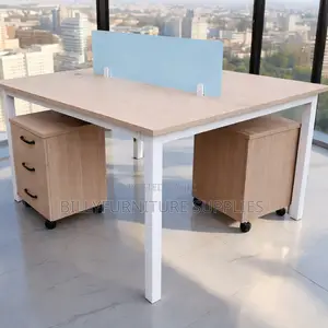 2 Way Workstation Desk in Nairobi – Modern Shared Office Setup
