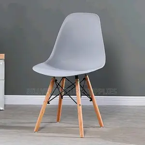 Modern Plastic Dining Chair in Nairobi – Wooden Legs Eames Style