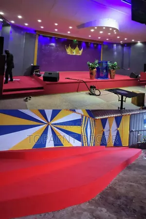 Red , Church Pulpit, Supply and Installation Delta Carpets
