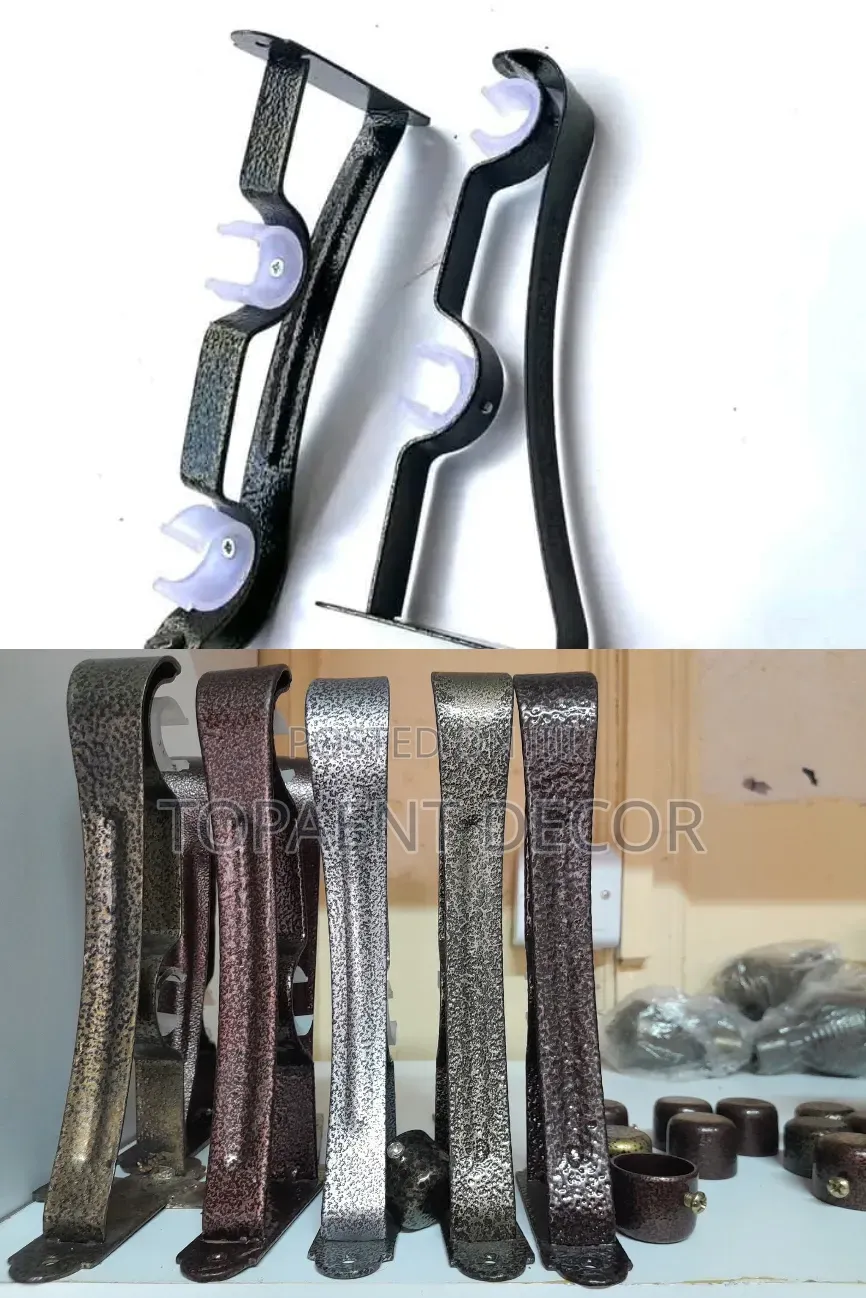 Coated Curtain Rods Brackets With Quality