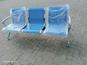 New 3-Seater Metal Waiting Bench