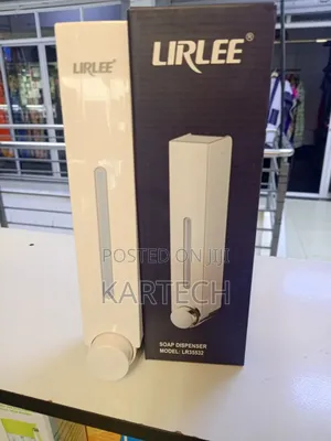 Lirlee Manual Liquid Soap and Lotion Dispenser With Level Window