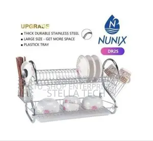 Nunix 2 Tier Kitchen Stainless Utensils Storage/Dishh Tack
