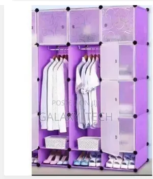 3 Column Plastic Wardrobes
