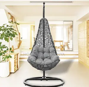 Swing Chair: Rattan Garden Swing Hammock Chair