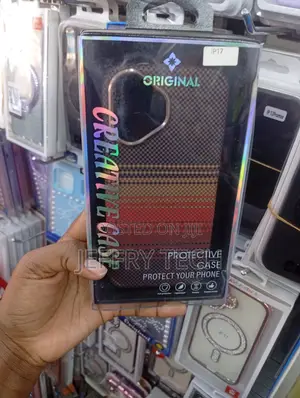 Creative Case Protective Phone Case Featuring a Carbon Fiber