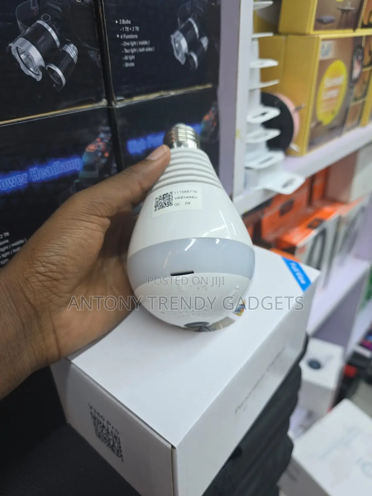 360 Panoramic Security Camera Led Bulb Indoor Cctv Cam