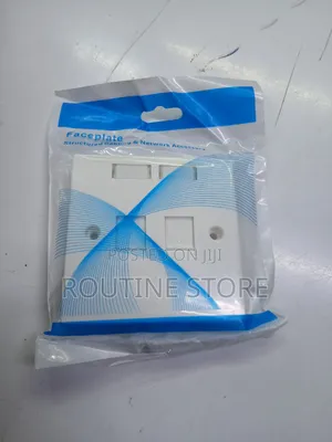 Apkr Cat 6 Double Faceplates