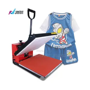 38by38cm Hot Stamping Flatbed Heat Press Machine for Tshirts