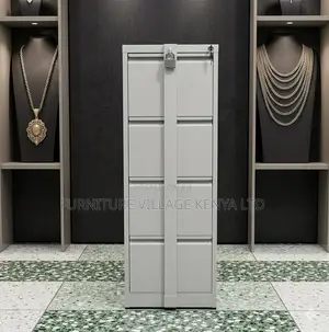 4-Drawer Steel Document Storage Cabinet With Lock Bar